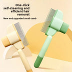 Pet Deshedding Brush with Massage Function