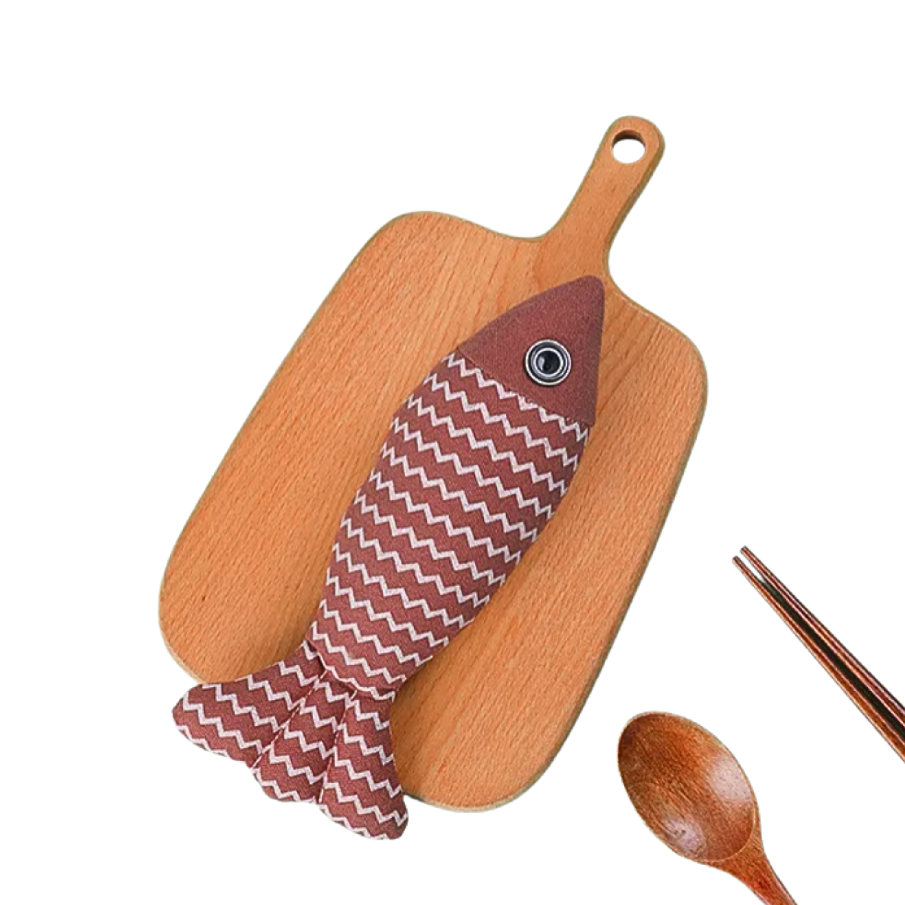 Linen Fish Cat Toy