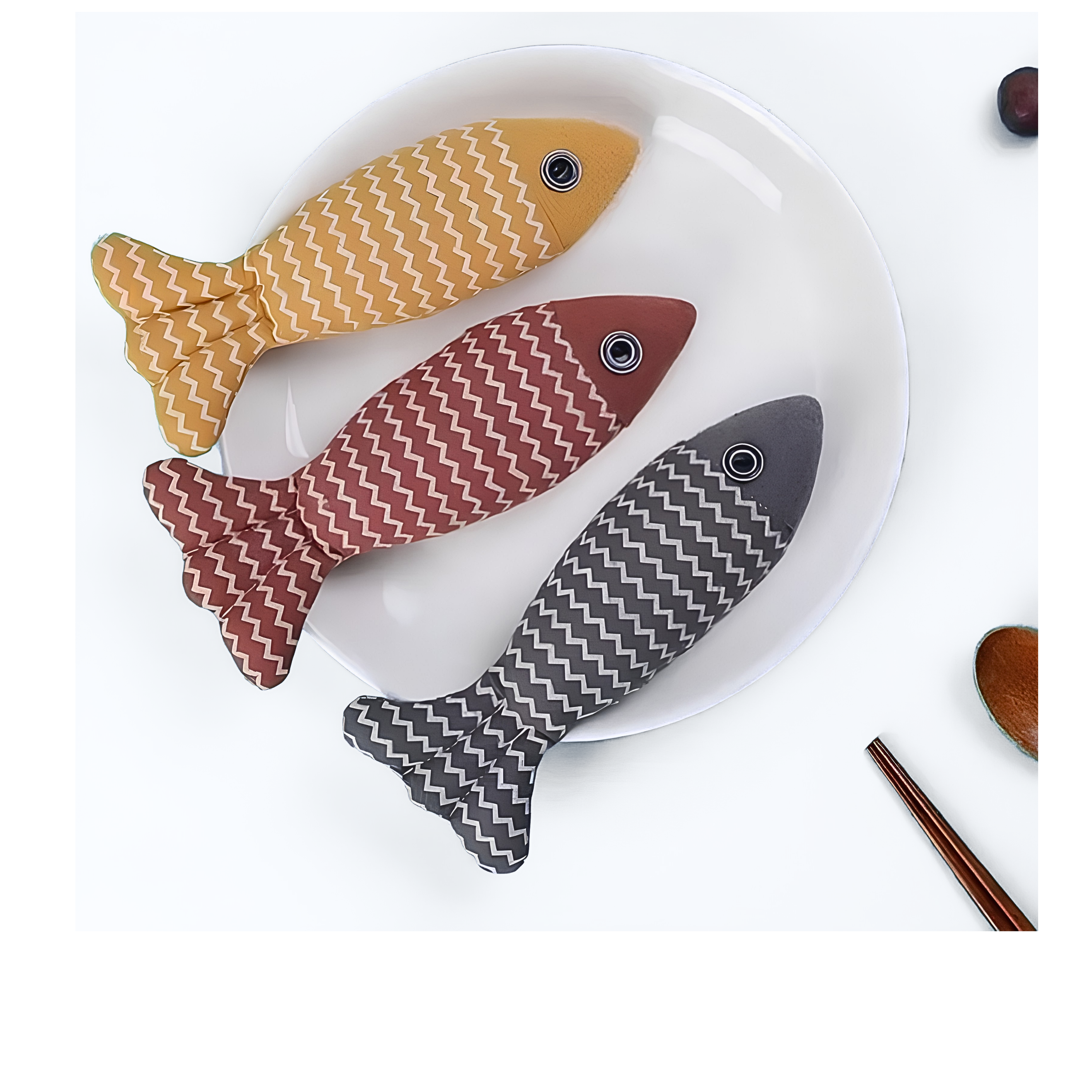 Linen Fish Cat Toy