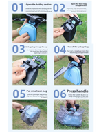 Foldable Pet Waste Scooper